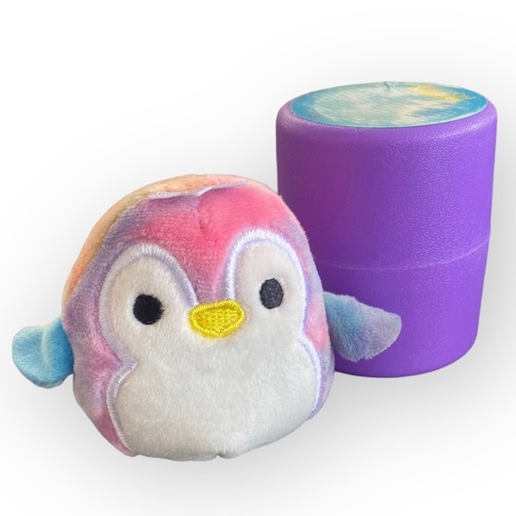 Squishmallows Other - Squishmallows Micromallow Tomara the Penguin 2.5” Plush Tie Dye NEW